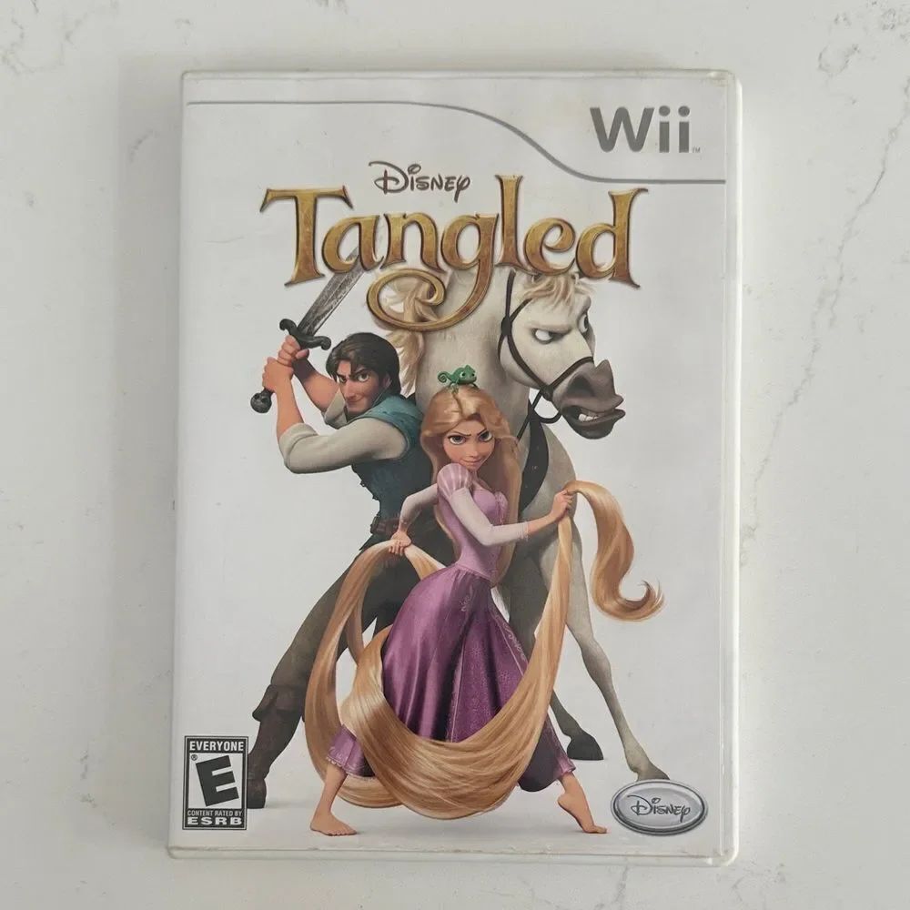 Disney Tangled Wii Game - Purple and Brown